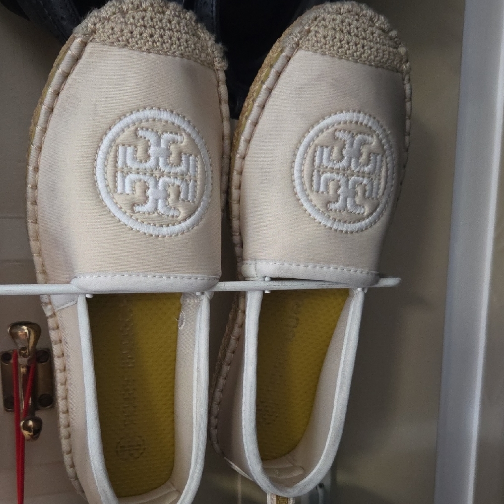 Tory Burch Cream Espadrilles